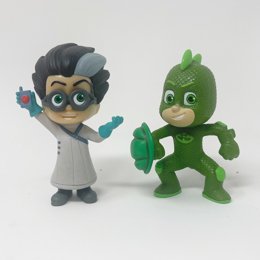PJ Masks Romeo Action Figure 2.75" Figure Holding Remote Green Toy Cake‎ Topper